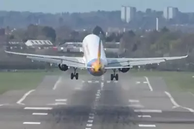Jet2 Plane Aborts Landing in Strong Winds at Birmingham Airport, Executes Go-Around