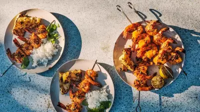 Jim Moore's Coconut Lime Shrimp Skewers Bring Gold Coast Flavors to Your BBQ