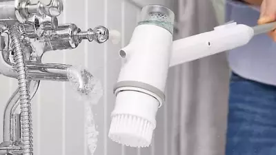 Lakeland Turbo Scrubber at 25% Off: Cordless Bathroom Cleaning Kit for £45