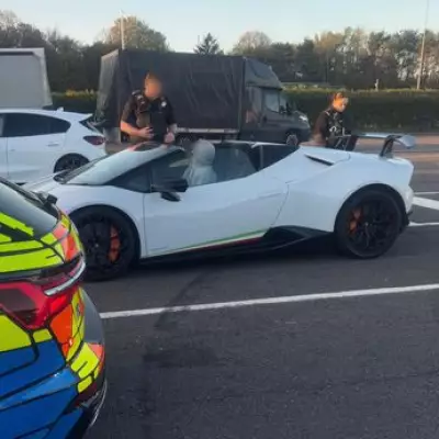 Lamborghini driver caught at 130mph on M6 has car seized