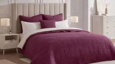 Luxury Quilted Bedspread Sees Price Slash in Limited-Time Sale