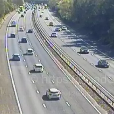 M40 Lane Closure and Delays After Car Fire in Warwickshire