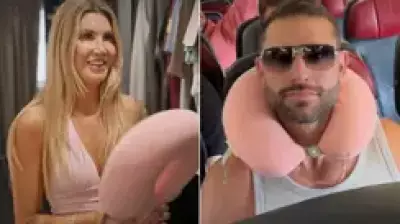 MAFS Australia's Scott Takes Another Swipe at Ex-Wife Gia Over Pink Neck Pillow