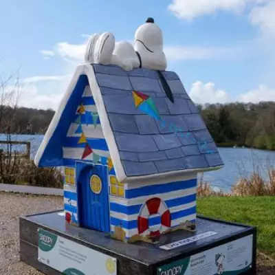 Snoopy Sculpture Trail Opens at Trentham Gardens Near Birmingham