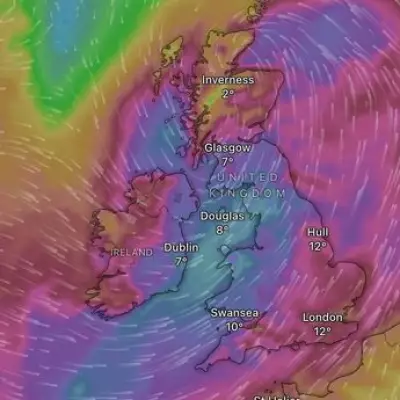 Storm Dave Threatens UK with 90mph Winds and 12 Inches of Snow