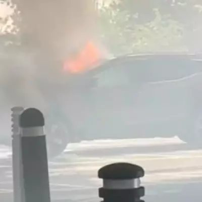 Tesco Superstore Evacuated After Car Fire Erupts in Hednesford Car Park