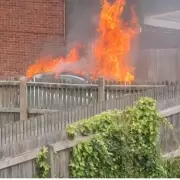 Car Fire on Estate After Dramatic Ram Raid at Soho Road Pawnbrokers