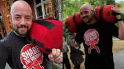 Dad Runs Marathons with 24.7kg Bag to Symbolise Mental Health Struggles