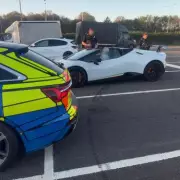 Lamborghini Seized by Police After Hitting 130mph on M6 Motorway