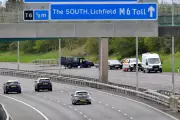 M6 Toll Shut Again for Emergency Repairs Following Van Crash in Staffordshire