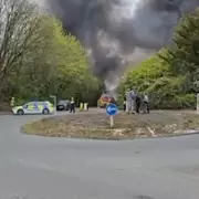 Major Birmingham Scrapyard Fire Sends Smoke Billowing Across City