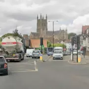 Man arrested after fire engine crash seriously injures two pedestrians