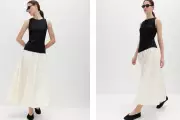 M&S Black and White Drop Waist Dress: The Summer Staple for Effortless Style