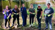 Volunteers Transform School Eco Garden for Summer Term Learning