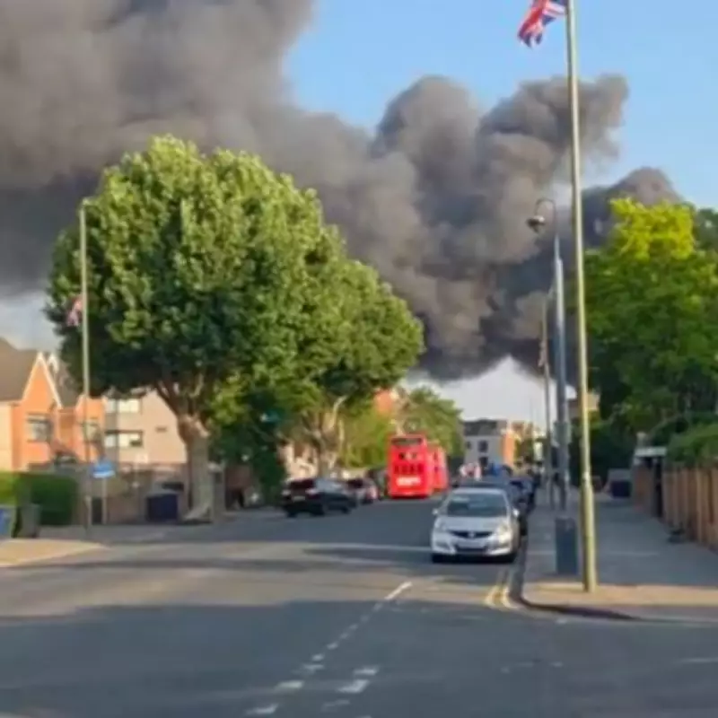 70 Firefighters Battle Blaze at Kosher Kingdom Supermarket in Golders Green
