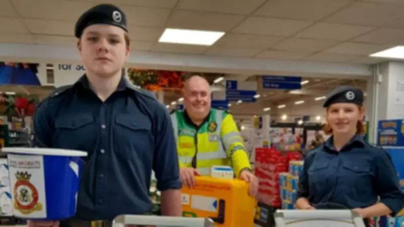 Air Cadets Raise Funds for Defibrillator in Rawtenstall