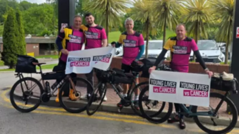 Anglesey dad cycles 1,000 miles for cancer charities after son's diagnosis
