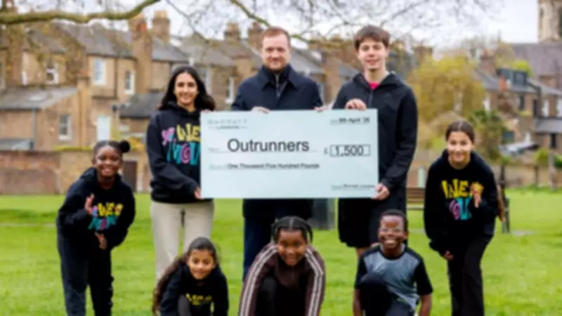 Barratt London Donates £1,500 to Youth Charity The Outrunners