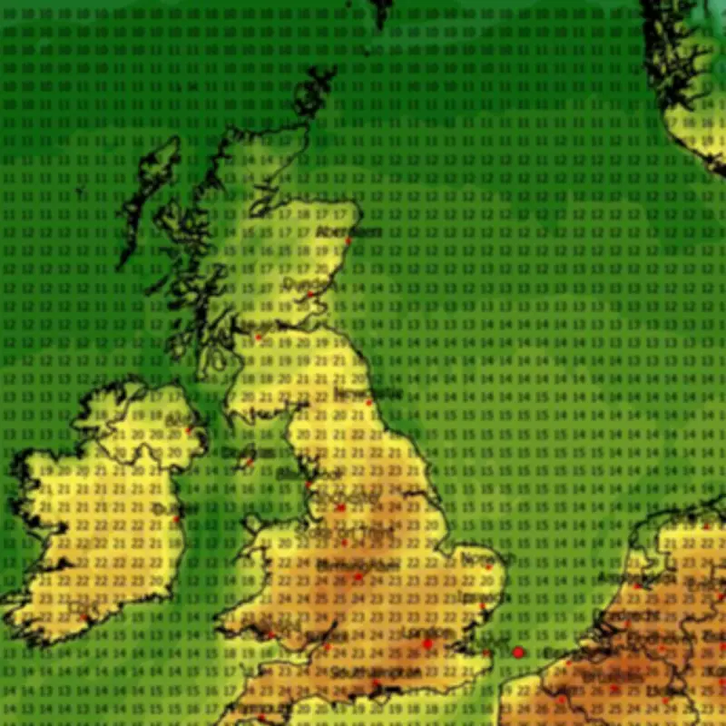 Birmingham and Black Country to Reach 26C as Weather Maps Turn Orange