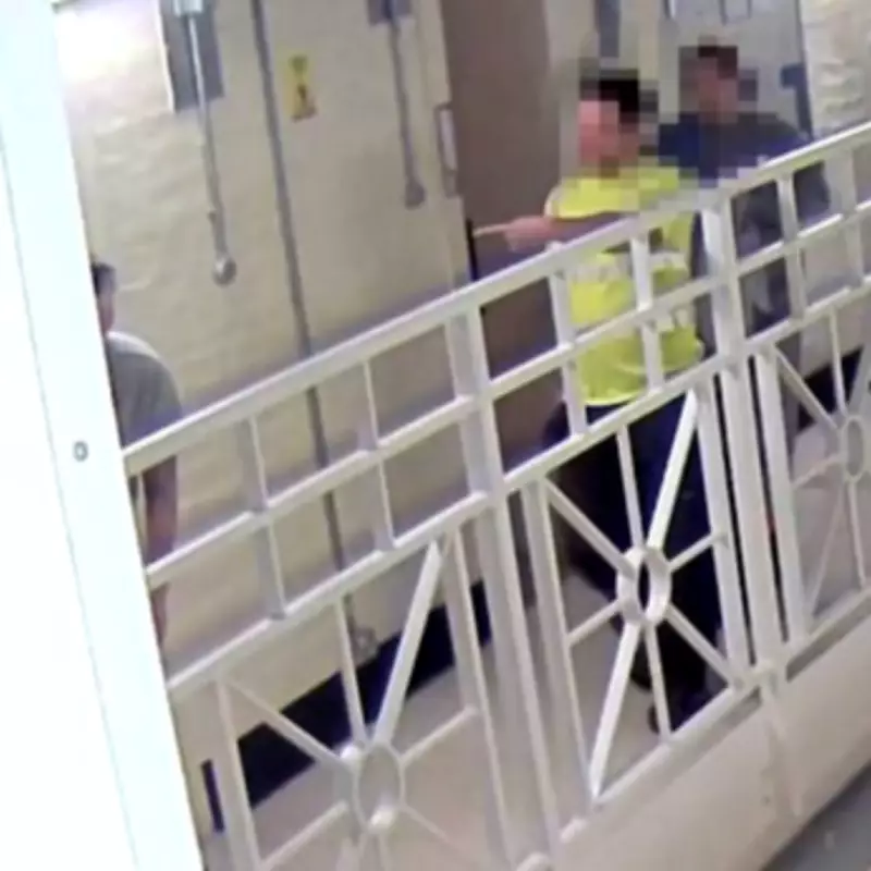 Bloody CCTV Shows Ian Watkins After Throat Slash in Prison Murder Trial