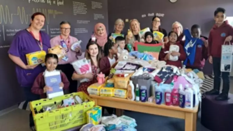 Bradford Schoolchildren Donate Essential Items to Maternity Unit