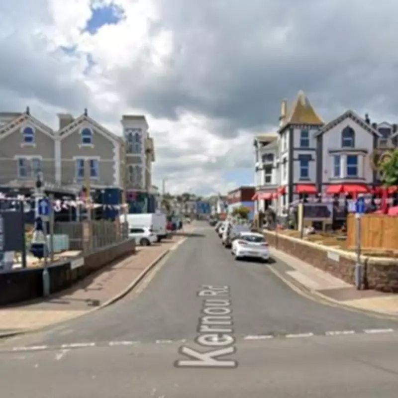 Car Driven at Group of Fighting Men in Paignton Incident