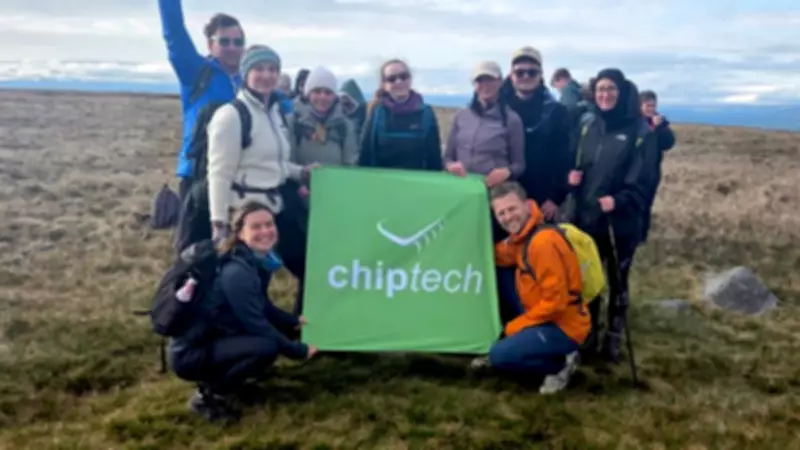 Chiptech Staff Complete Inaugural Lancashire Five Peak Challenge for Youth Suicide Prevention