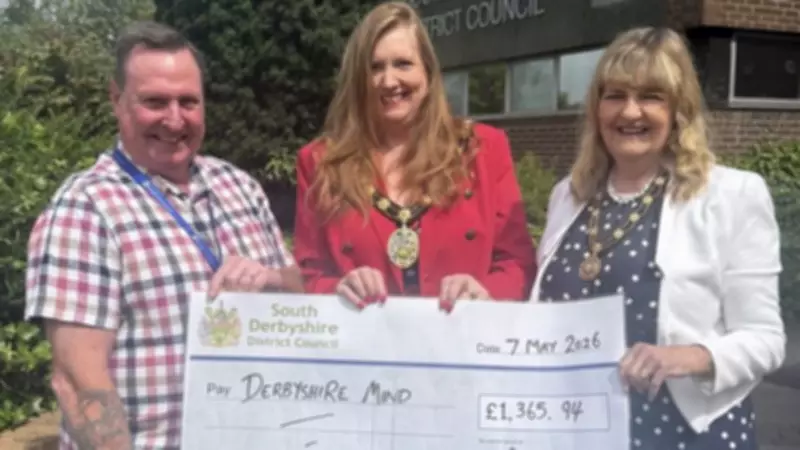 Council Chair Raises Over £1,300 for Mental Health Charity