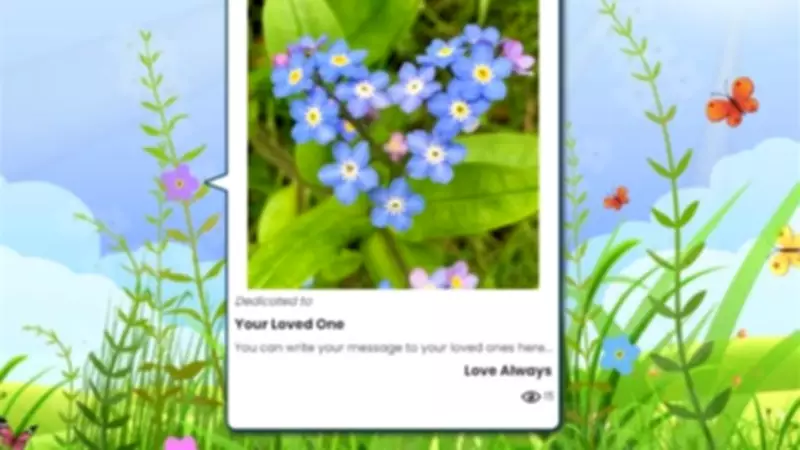 Dedicate a Forget-Me-Not Flower to Honor Loved Ones This Spring