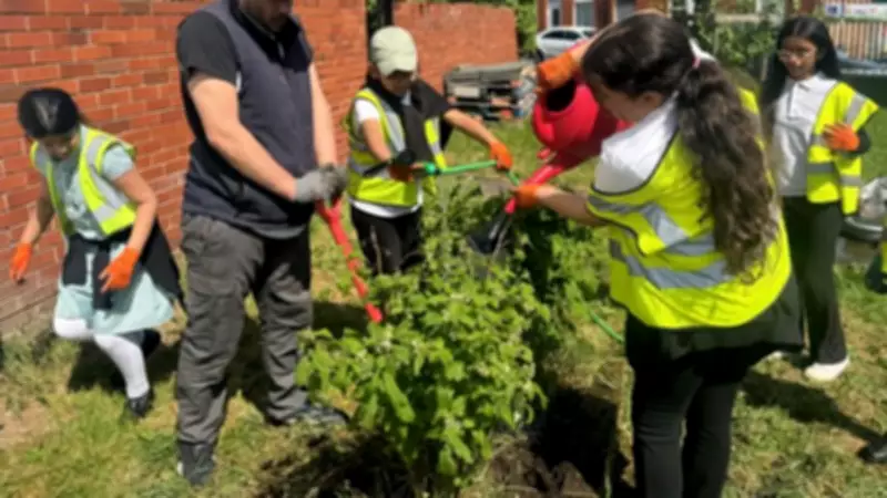 Derby Primary School Eco-Councillors Transform Dumping Ground into Green Space on National TV