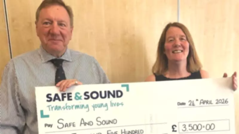 Derby Rotary Club raises £3,500 for Safe and Sound charity