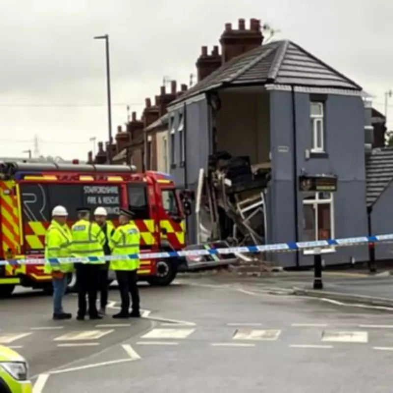 Driver Jailed After Mobile Phone Crash Into Stoke Takeaway