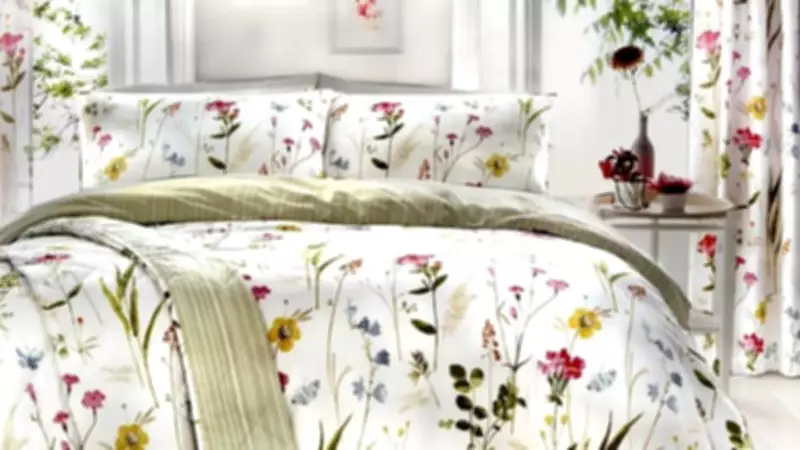 Dunelm's Hand Painted Floral Duvet Set Looks Expensive But Costs from £15