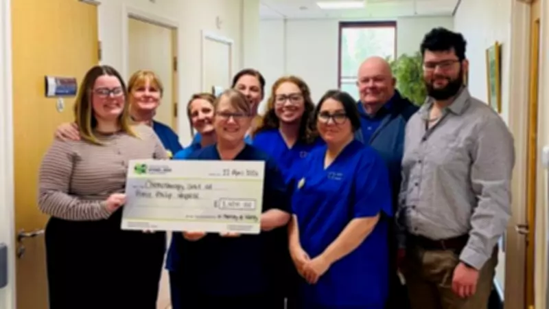Family Raises Over £2,600 for Chemo Unit in Memory of Beloved Mother