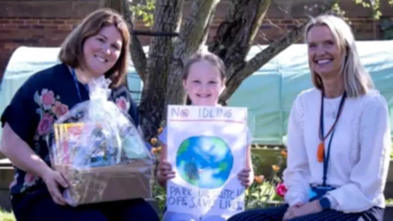 Hospital Staff and School Kids Join Forces to Combat Car Idling