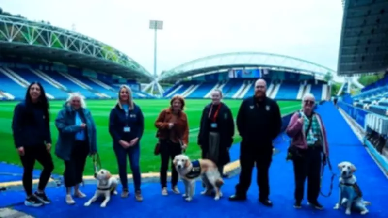 Huddersfield Town Staff Train with Guide Dogs for Accessibility