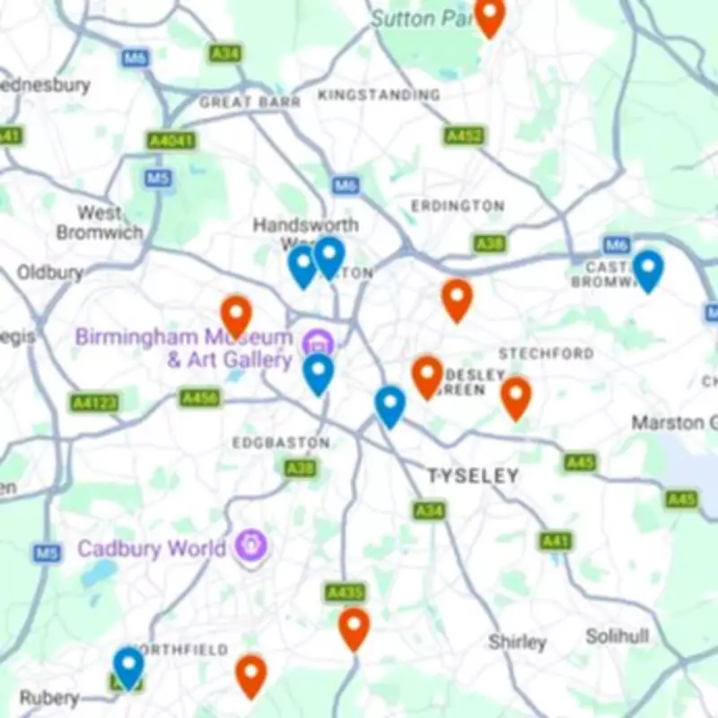Interactive Map Shows All 13 Birmingham Council Youth Centres