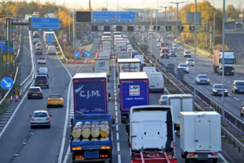 M6 Disruption After Car Hits Lamp Column Near Cannock