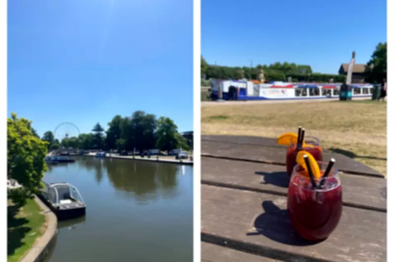 Medieval West Midlands Market Town Serves Sangria by River