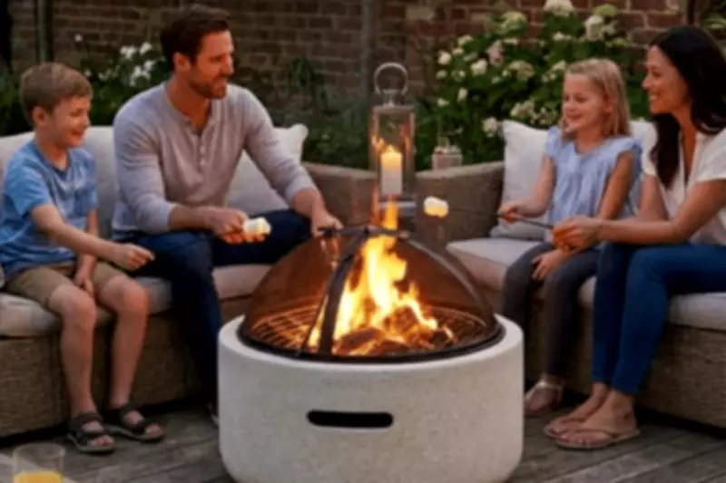 Multifunctional BBQ Grill and Fire Pit for Summer Evenings