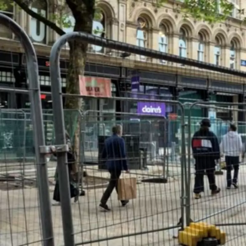 New anti-terror barriers installed on Birmingham's New Street