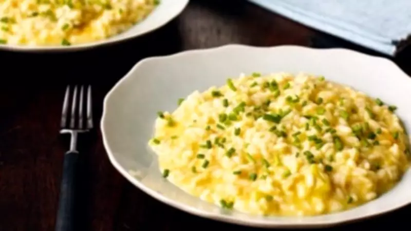 Nigella Lawson’s Cheddar Risotto with Dijon Mustard Twist