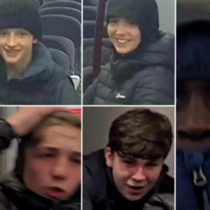 Police seek five boys after man attacked on West Midlands train