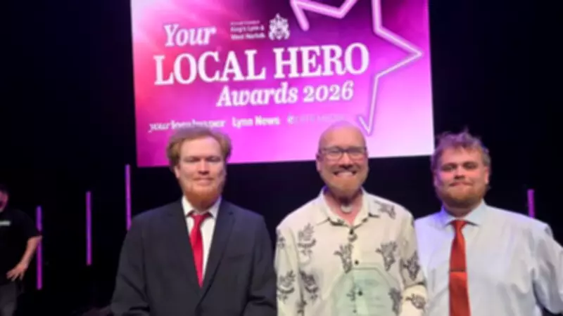 QEH Nurse Chris Harrison Wins Your Local Hero Award in King's Lynn