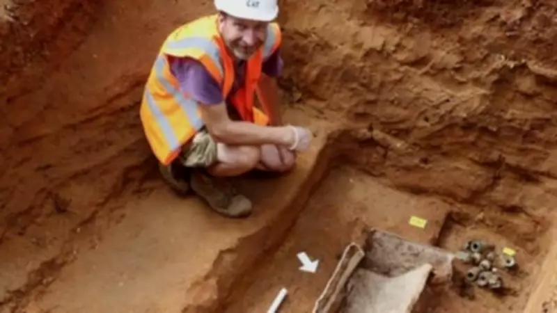 Roman Woman in Lead Coffin Displayed at Colchester Circus Centre