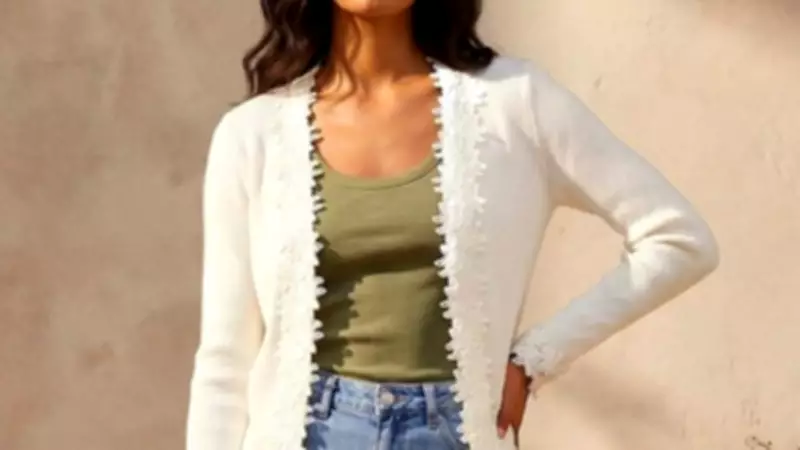 Roman's Lace Trim Cardigan: The Perfect Summer Layering Piece