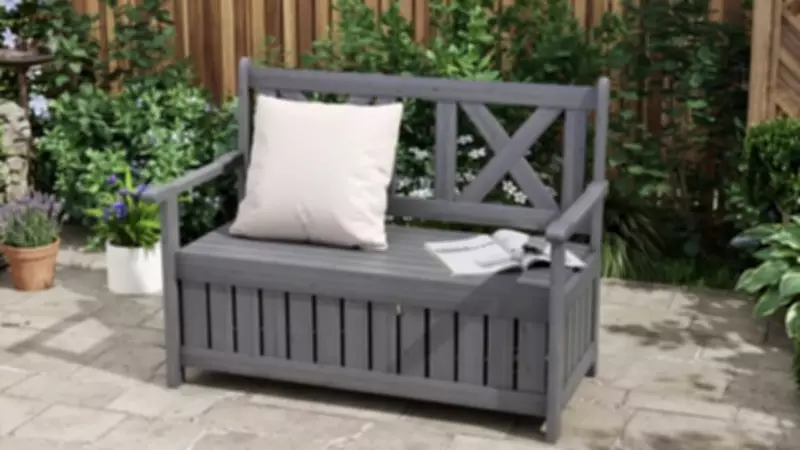 Save £25 on Outsunny Wood Storage Garden Bench with Secret Compartment