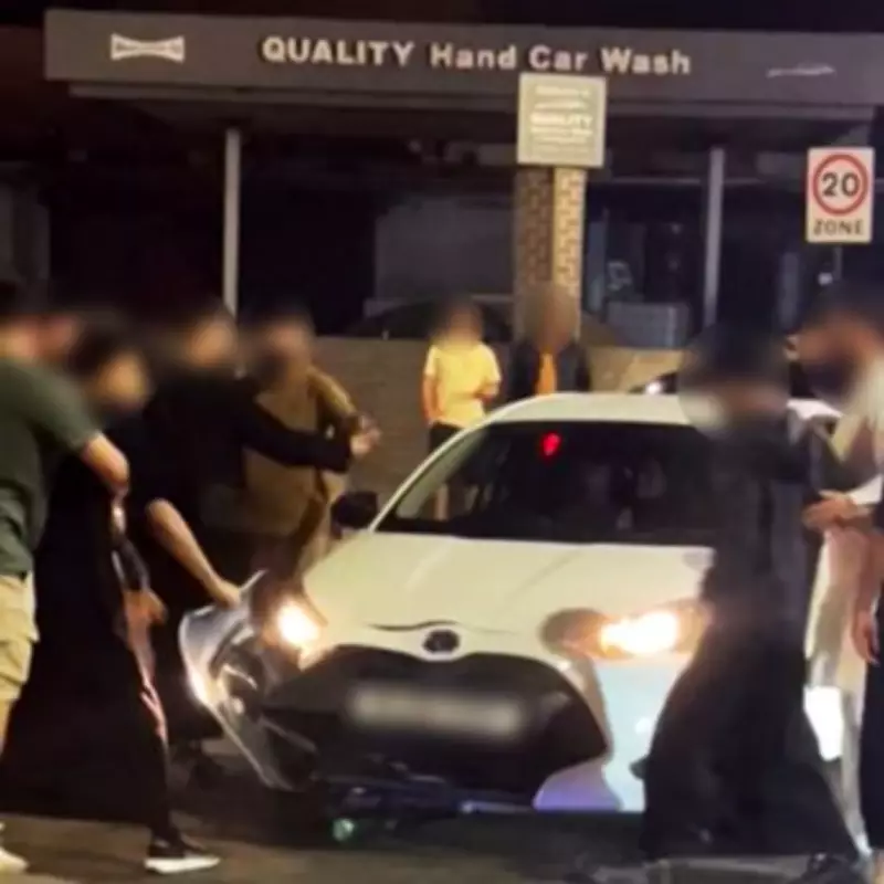 Shocking moment group vandalises family car after Eid in Birmingham