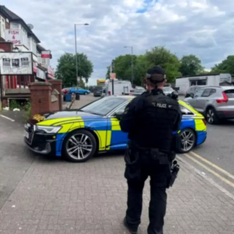 Six Arrested, Sword Seized in Birmingham Armed Police Incident