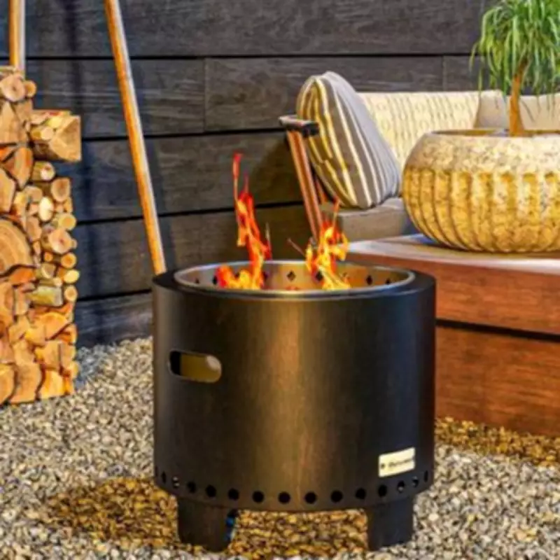 Smokeless Fire Pit for £63 Keeps Gardens Warm This Summer